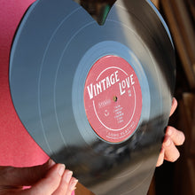 Load image into Gallery viewer, Vintage Vinyl Heart Art