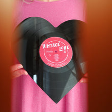 Load image into Gallery viewer, Vintage Vinyl Heart Art