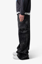 Load image into Gallery viewer, Void Baggy Cargo Denim - Washed Black