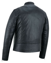 Load image into Gallery viewer, Wanton Men's Fashion Lambskin Leather Jacket –Black