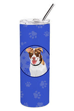 Load image into Gallery viewer, Australian Shepherd Red and White #2  Stainless Steel 20 oz Skinny Tumbler