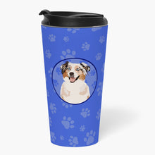 Load image into Gallery viewer, Australian Shepherd Red Merle Tricolor #2  Stainless Steel 16 oz  Tumbler