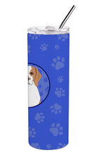 Load image into Gallery viewer, Beagle Red and White Red Ticked #1  Stainless Steel 20 oz Skinny Tumbler