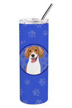 Load image into Gallery viewer, Beagle Red and White Red Ticked #2  Stainless Steel 20 oz Skinny Tumbler