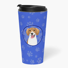 Load image into Gallery viewer, Beagle Red and White Red Ticked #2  Stainless Steel 16 oz  Tumbler
