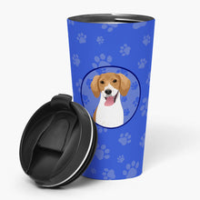 Load image into Gallery viewer, Beagle Red and White Red Ticked #2  Stainless Steel 16 oz  Tumbler