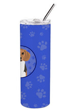 Load image into Gallery viewer, Beagle Tricolor #1  Stainless Steel 20 oz Skinny Tumbler