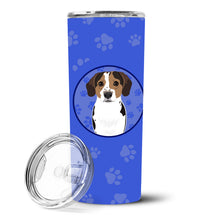 Load image into Gallery viewer, Beagle Tricolor Ticked  Stainless Steel 20 oz Skinny Tumbler