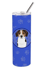 Load image into Gallery viewer, Beagle Tricolor Ticked  Stainless Steel 20 oz Skinny Tumbler