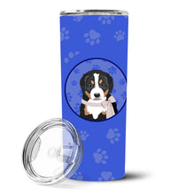 Load image into Gallery viewer, Bernese Mountain Dog Puppy #1  Stainless Steel 20 oz Skinny Tumbler
