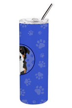 Load image into Gallery viewer, Bernese Mountain Dog Puppy #2  Stainless Steel 20 oz Skinny Tumbler