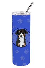 Load image into Gallery viewer, Bernese Mountain Dog Puppy #2  Stainless Steel 20 oz Skinny Tumbler