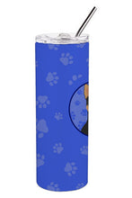 Load image into Gallery viewer, Chihuahua Black and Tan #1  Stainless Steel 20 oz Skinny Tumbler