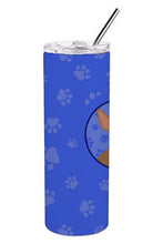 Load image into Gallery viewer, Chihuahua Chocolate and White #1  Stainless Steel 20 oz Skinny Tumbler