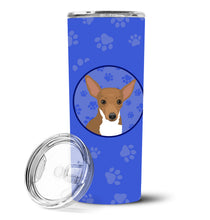 Load image into Gallery viewer, Chihuahua Chocolate and White #1  Stainless Steel 20 oz Skinny Tumbler