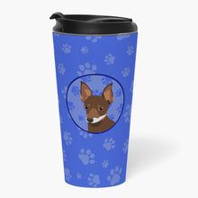 Load image into Gallery viewer, Chihuahua Chocolate and White #2  Stainless Steel 16 oz  Tumbler