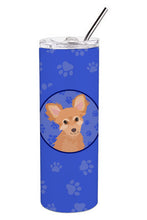 Load image into Gallery viewer, Chihuahua Fawn  Stainless Steel 20 oz Skinny Tumbler