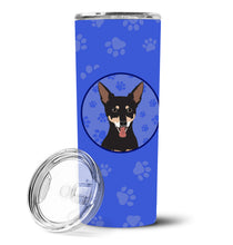 Load image into Gallery viewer, Chihuahua Tricolor #1  Stainless Steel 20 oz Skinny Tumbler