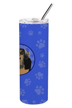 Load image into Gallery viewer, Chihuahua Black and Tan #4  Stainless Steel 20 oz Skinny Tumbler