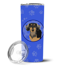 Load image into Gallery viewer, Chihuahua Black and Tan #4  Stainless Steel 20 oz Skinny Tumbler