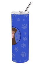 Load image into Gallery viewer, Doberman Pinscher Red and Rust Natural Ears #1  Stainless Steel 20 oz Skinny Tumbler
