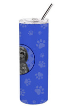 Load image into Gallery viewer, Doodle Black #2  Stainless Steel 20 oz Skinny Tumbler