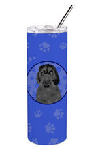 Load image into Gallery viewer, Doodle Black #3  Stainless Steel 20 oz Skinny Tumbler