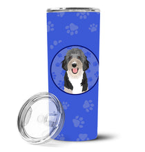 Load image into Gallery viewer, Doodle Black Tricolor #1  Stainless Steel 20 oz Skinny Tumbler