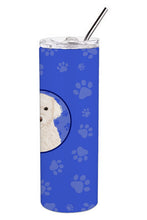 Load image into Gallery viewer, Doodle Cream #2  Stainless Steel 20 oz Skinny Tumbler