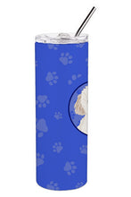 Load image into Gallery viewer, Doodle Cream #4  Stainless Steel 20 oz Skinny Tumbler