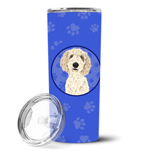 Load image into Gallery viewer, Doodle Cream #7  Stainless Steel 20 oz Skinny Tumbler