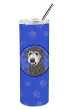 Load image into Gallery viewer, Doodle Silver #2  Stainless Steel 20 oz Skinny Tumbler