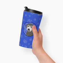 Load image into Gallery viewer, Doodle Silver #2  Stainless Steel 16 oz  Tumbler