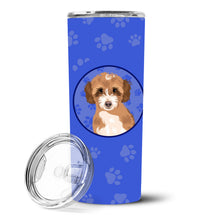 Load image into Gallery viewer, Doodle Tricolor #2  Stainless Steel 20 oz Skinny Tumbler