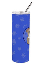 Load image into Gallery viewer, English Bulldog Lilac Tricolor  Stainless Steel 20 oz Skinny Tumbler