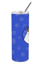 Load image into Gallery viewer, English Bulldog Tricolor #1  Stainless Steel 20 oz Skinny Tumbler