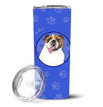 Load image into Gallery viewer, English Bulldog Tricolor #1  Stainless Steel 20 oz Skinny Tumbler