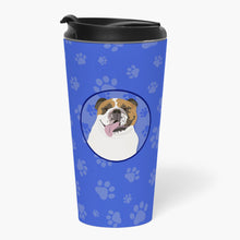 Load image into Gallery viewer, English Bulldog Tricolor #1  Stainless Steel 16 oz  Tumbler