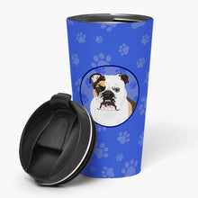 Load image into Gallery viewer, English Bulldog Tricolor #3  Stainless Steel 16 oz  Tumbler