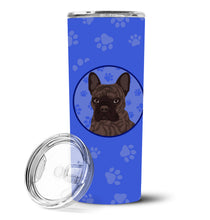 Load image into Gallery viewer, French Bulldog Brindle #1  Stainless Steel 20 oz Skinny Tumbler