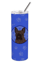 Load image into Gallery viewer, French Bulldog Brindle #1  Stainless Steel 20 oz Skinny Tumbler