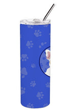 Load image into Gallery viewer, French Bulldog White #1  Stainless Steel 20 oz Skinny Tumbler