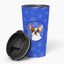 Load image into Gallery viewer, French Bulldog White #2  Stainless Steel 16 oz  Tumbler