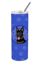 Load image into Gallery viewer, German Shepherd Bicolor  Stainless Steel 20 oz Skinny Tumbler