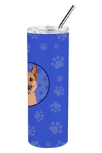 Load image into Gallery viewer, German Shepherd Black and Tan #1  Stainless Steel 20 oz Skinny Tumbler