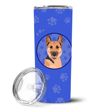 Load image into Gallery viewer, German Shepherd Black and Tan #1  Stainless Steel 20 oz Skinny Tumbler