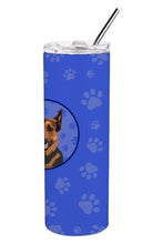 Load image into Gallery viewer, German Shepherd Red Sable  Stainless Steel 20 oz Skinny Tumbler