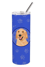 Load image into Gallery viewer, Golden Retriever Gold #1  Stainless Steel 20 oz Skinny Tumbler