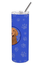 Load image into Gallery viewer, Golden Retriever Red #1  Stainless Steel 20 oz Skinny Tumbler