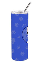 Load image into Gallery viewer, Siberian Husky Puppy  Stainless Steel 20 oz Skinny Tumbler